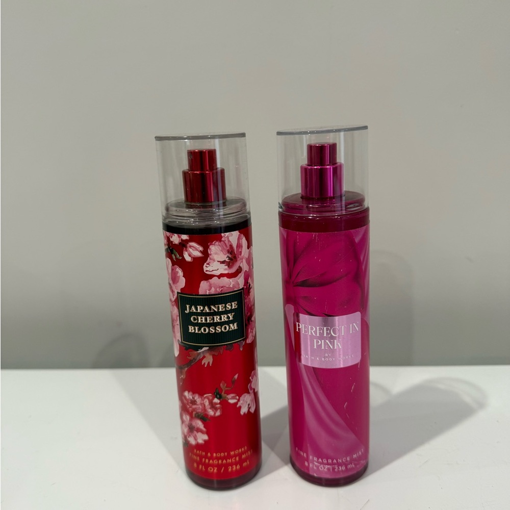 NEW -  Bath & Body Works Japanese Cherry Blossom  / Perfect in Pink - Bundle ~